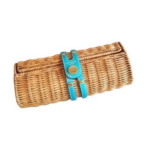 Kate Spade Tisbury Clutch in Toast/Turquoise